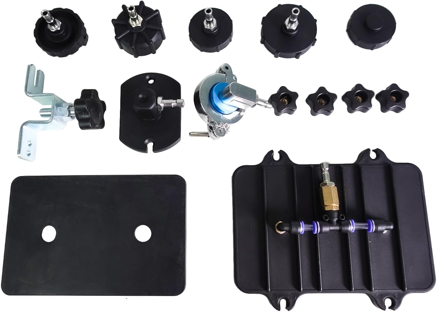 12Pcs Brake Master Cylinder Bleeder Kit MYBCT36 Brake Bleeder Adapter Set MMT2118542 Brake Pressure Bleeder Kit