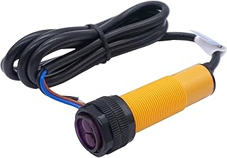 Taiss/Proximity Switch M18 Diffuse Reflection photoelectric Switch Sensor Optical Three Lines PNP NO（Normally Open） 30cm Adjustable 6-36VDC E3F-DS30P1