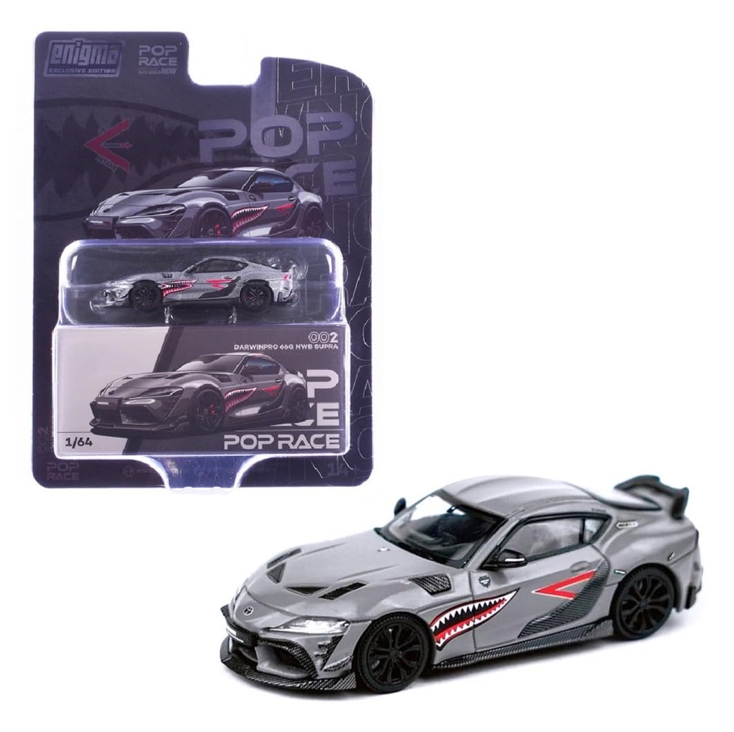 ミニカー TOPSECRET 1:64 DIECAST BOXSET COLLECTION 1/64 Poprace Nissan Skyline GT-R GTR R33 Top Secret (Gold) Diecast