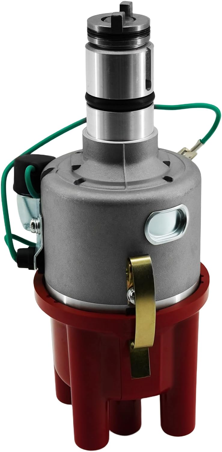 Ignition Distributor with Cap Rotor Compatible with Volkswagen VW Beetle Campmobile Fastback Rabbit Scirocco 1.5L 1.6L Engines, Compatible with Transporter 1.2L 1.5L 1.6L