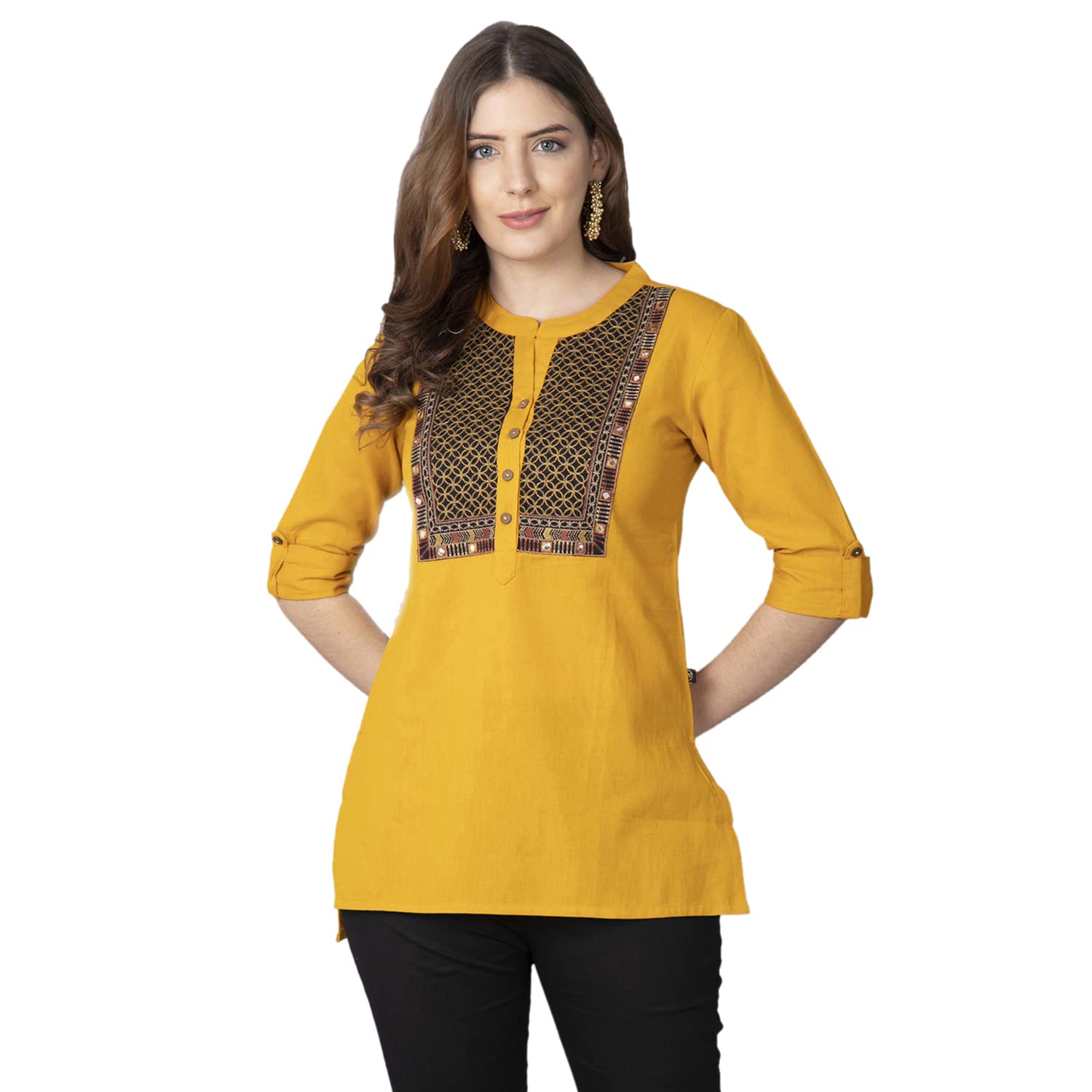 Women's Cotton Straight Fit Straight Kurta-image-34