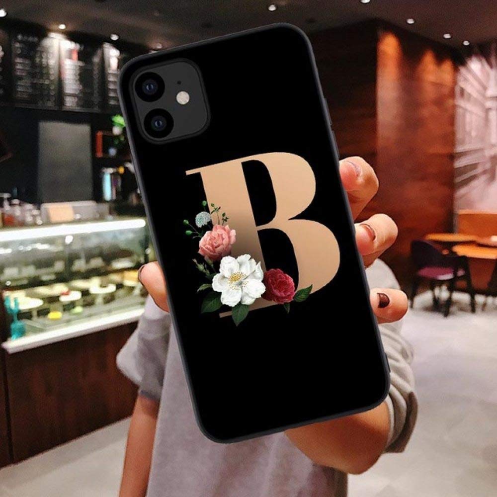 Apple Phone Case,Custom Letter For Iphone 11 Case Soft Tpu Cover Support Wireless Charging For Iphone 11 Pro Max 5.8Inch 6.1Inch 6.5Inch