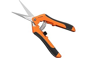 VIVOSUN Gardening Scissors for Precise Flower Cutting