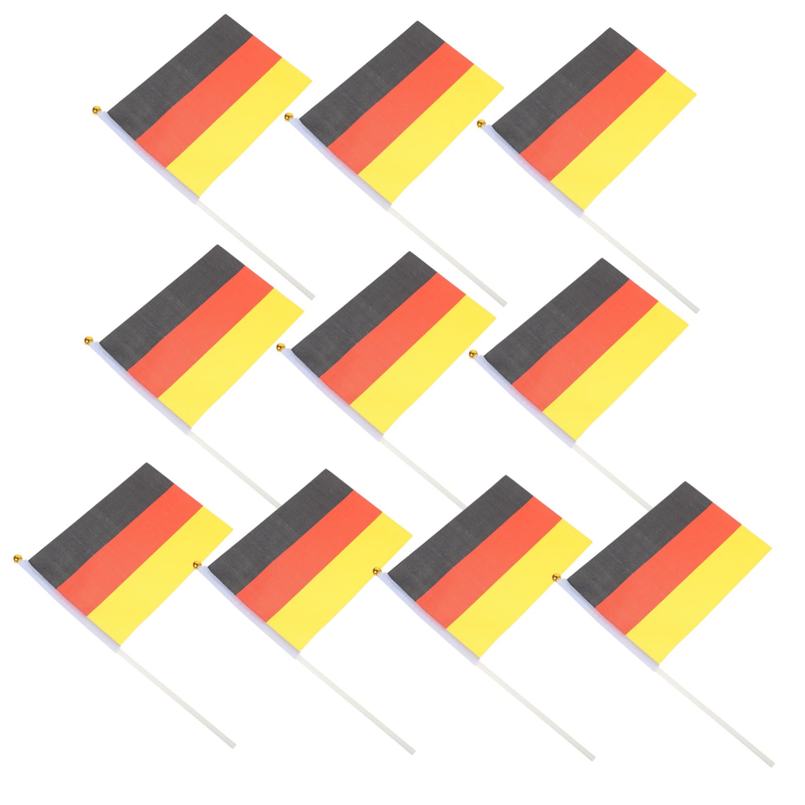 VANZACK 250piezas Banderines De Fútbol Con Palillo Banderas De Animación Portátiles Para Deportivos Reutilizables y Ligeras Para Celebraciones y Partidos