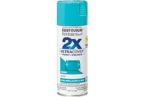 Discover the Radiance of Seaside Aqua with Painter's Touch 2X Ultra Cover Spray Paint