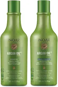 INOAR Kit Inoar Shampoo + Condicionador 500Ml Argan Oil Hidratante