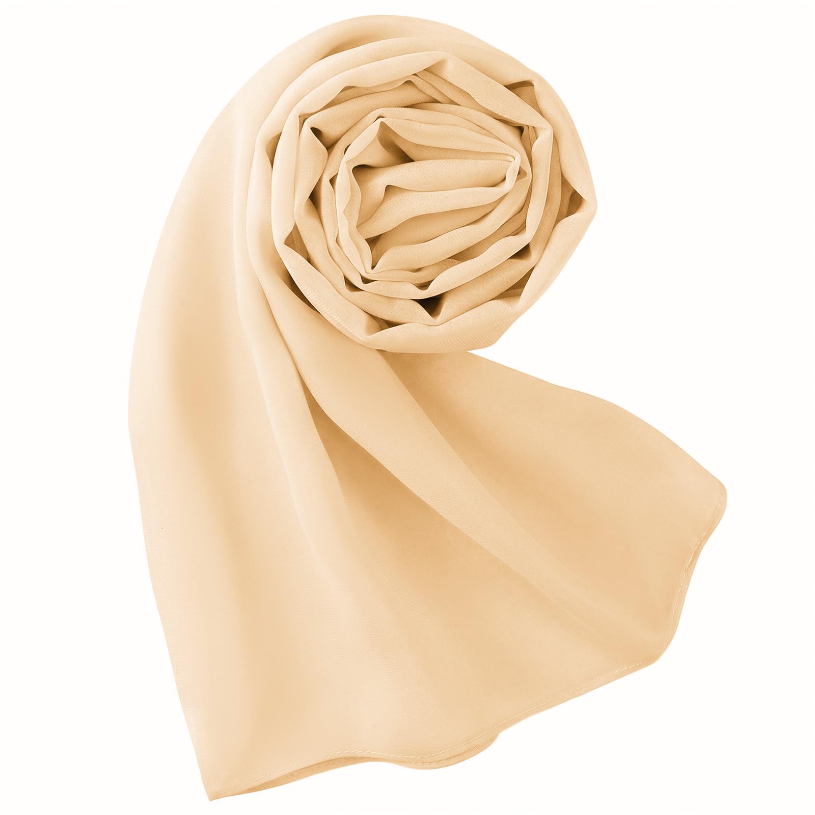 JasGood Stola Damen Festlich Chiffon Schal Sommer Eleganter Schultertuch Leicht Bolero Shrug mit Ärmel Stolan für Abendkleid Brautkleider Hochzeit
