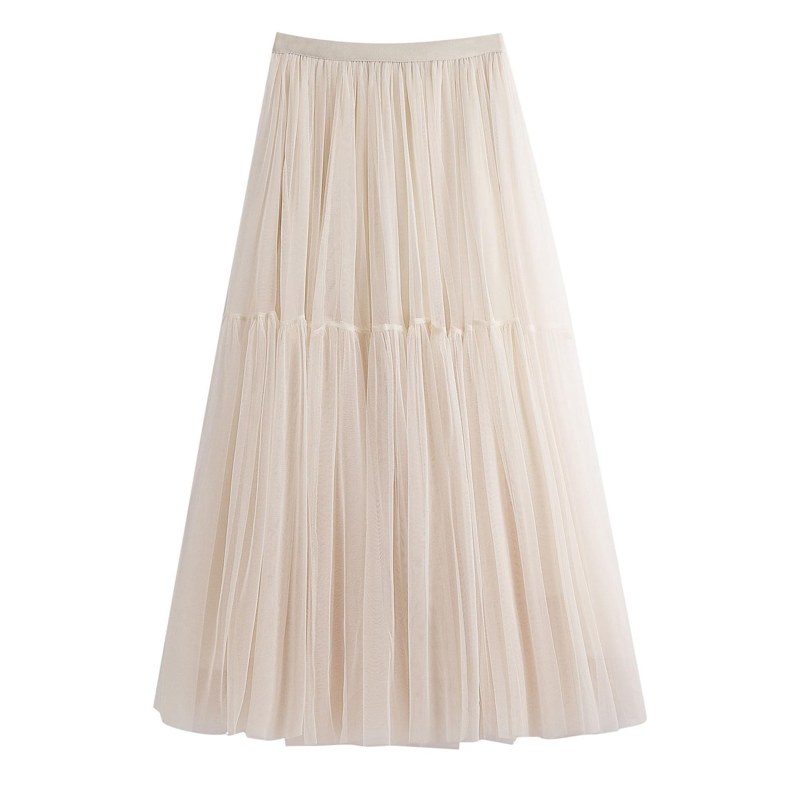 Catégorie de produit : jupe 1 - Titre du produit : jupe d'hiver pour femme - Coupe moulante - Style crayon / swing - Empiècement en maille haute - Design plus long