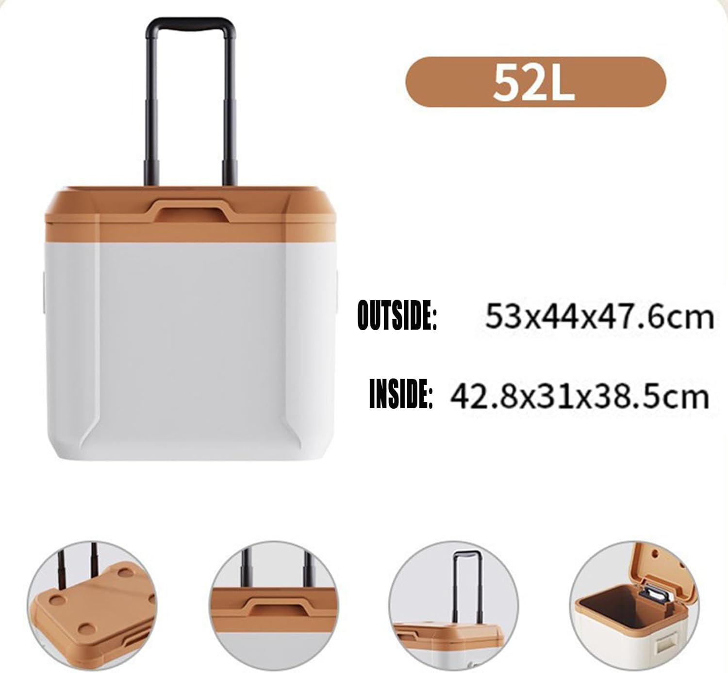 Car Camping Coolers for Lifan 320/Lifan 520/Lifan 620/Lifan 720/Lifan 820/Lifan Myway, Leak Proof Cooler, Portable Lightweight Ice Chest Box, Compartments Waterproof Insulated Bag