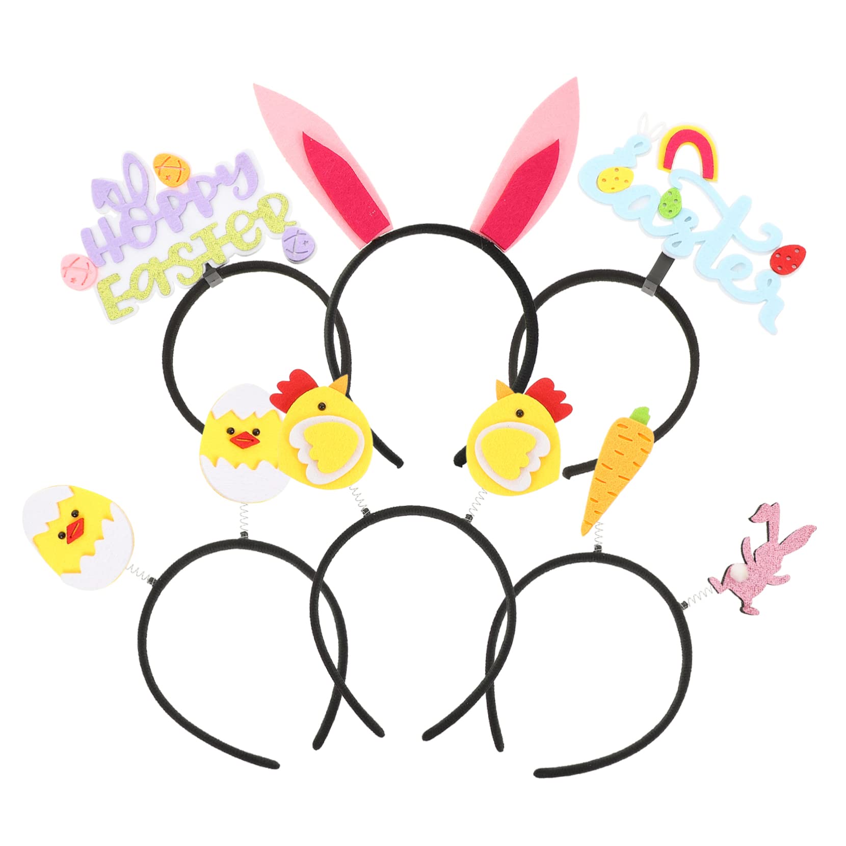 minkissy 12 pezzi fascia pasquale trucco fasce per capelli decorazione per capelli coniglietto accessori per capelli forniture per feste di Pasqua accessori per capelli fascia per donne accessori per