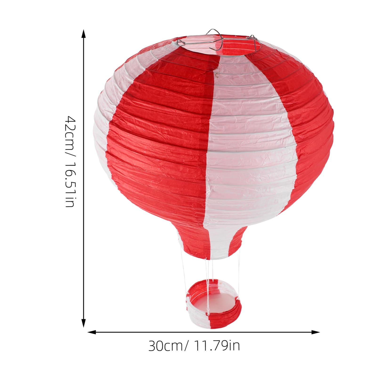 OSALADI 3pcs Reusable Hot Paper Charming Hanging Decorations for Weddings and Birthday Parties Effortless Installation Striped Design