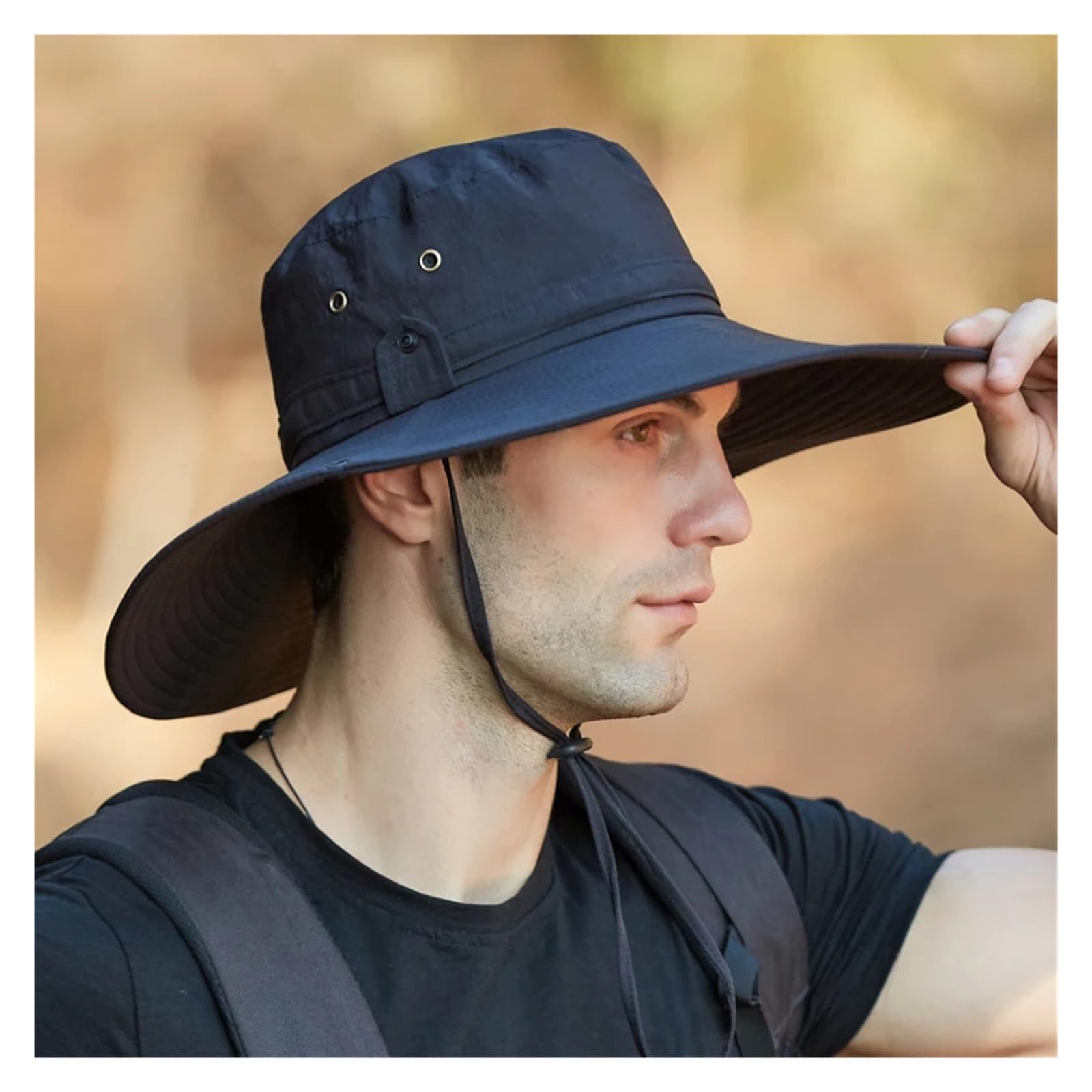 Cappello da Pescatore Cappello da Alpinismo Uomo | Cappello da pescatore Eaf extra large con parasole estivo in nylon for esterni