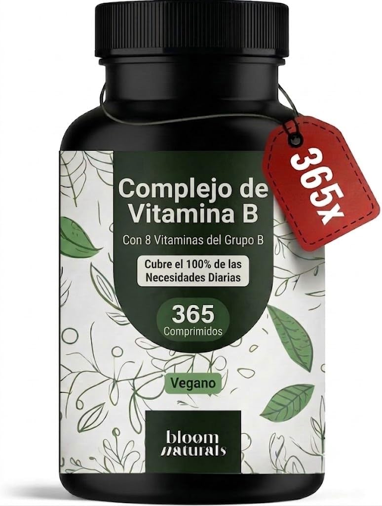 Vitamina B complex, 365 comprimidos (un año de suministro)