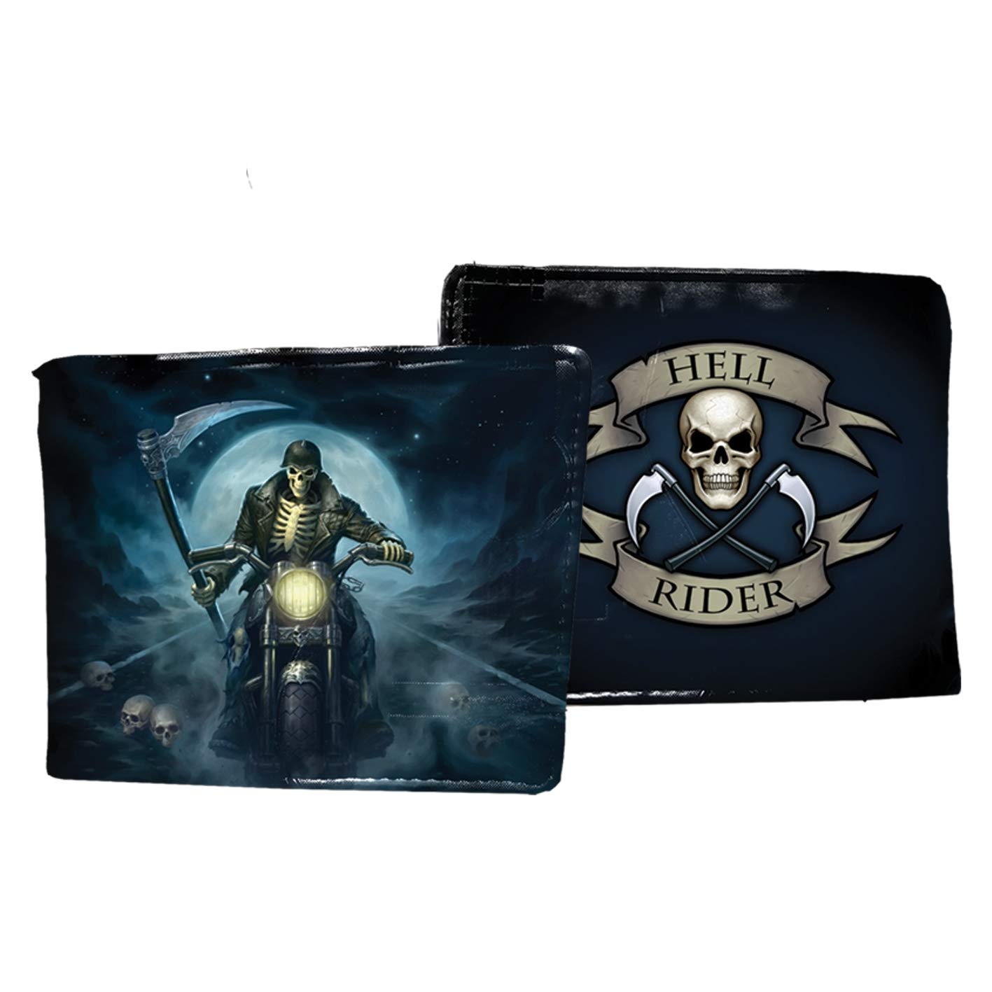 Nemesis Now Black Hell Rider James Ryman Wallet 10Cm Pu