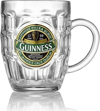 Guinness Ireland Collection - Dimpled Pint Tankard With Metal Badge