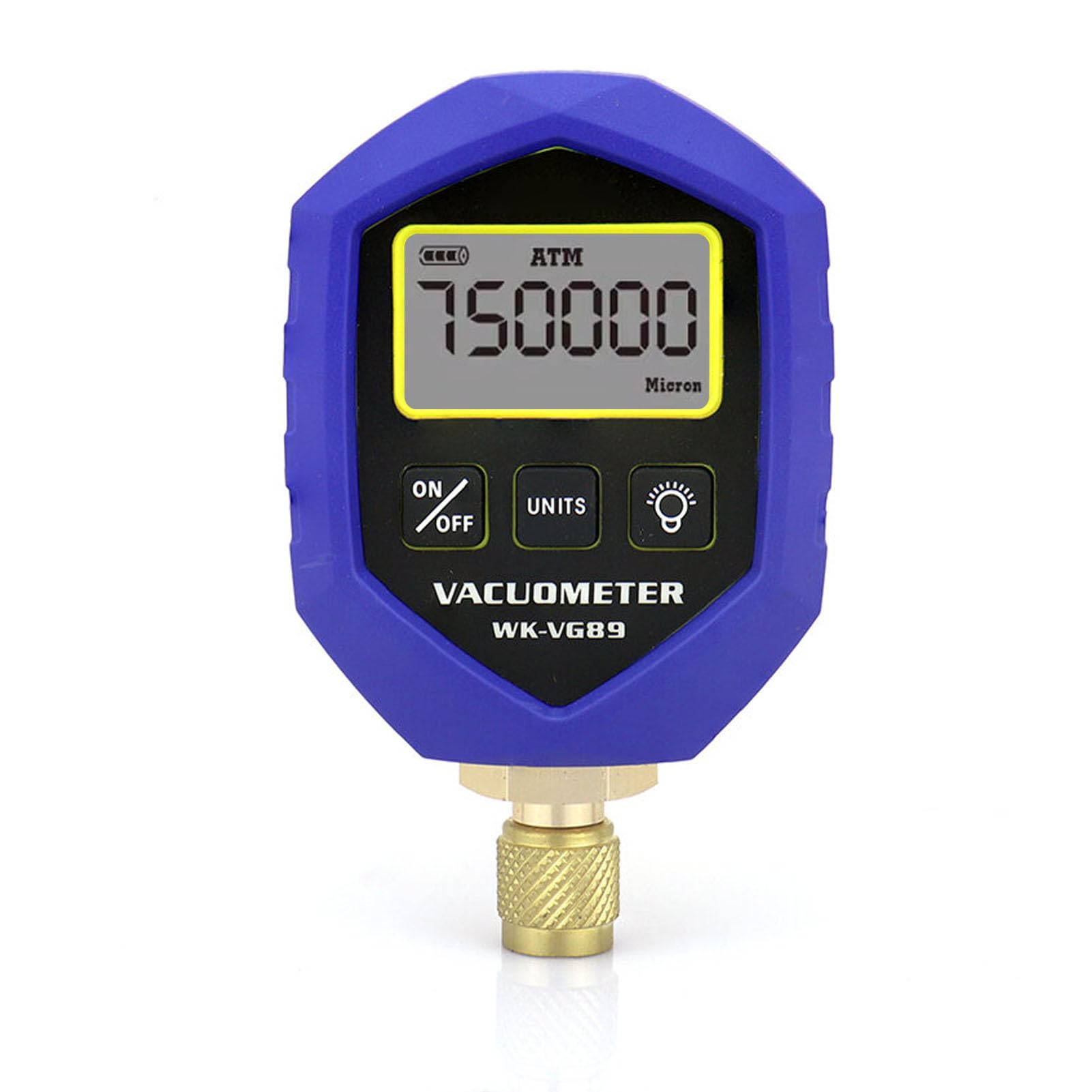 ASHATA HVAC Cyfrowy Wakuometr 750000 do 0,75 Mikrona do AC