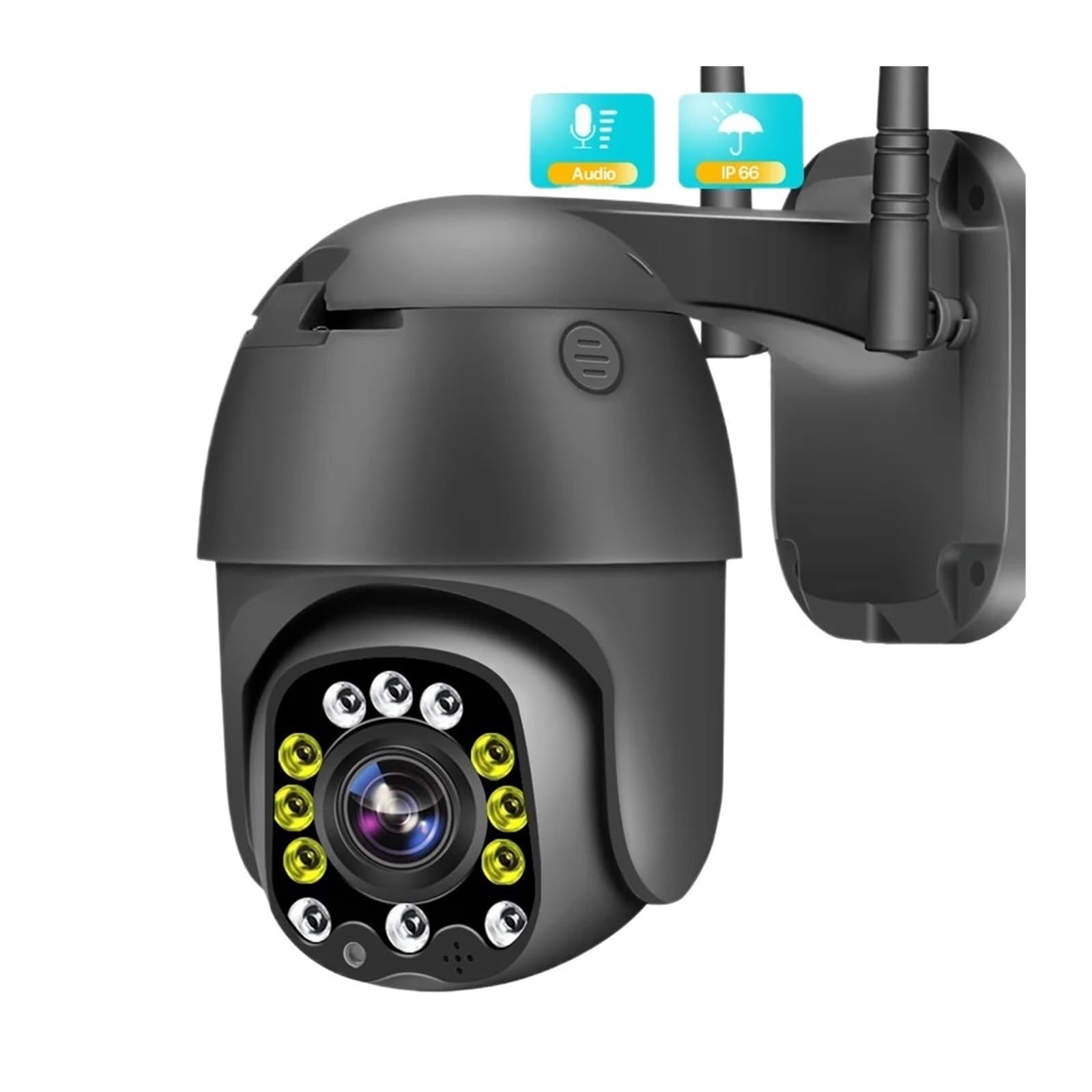 Kamera bezpieczeństwa, Kamera IP na karcie SIM 4G 5-krotny zoom optyczny 1080P HD Wi-Fi Bezpieczeństwo PTZ Speed ​​Dome Zewnętrzny CCTV P2P Nadzór Alarm e-mail(4G Camera)