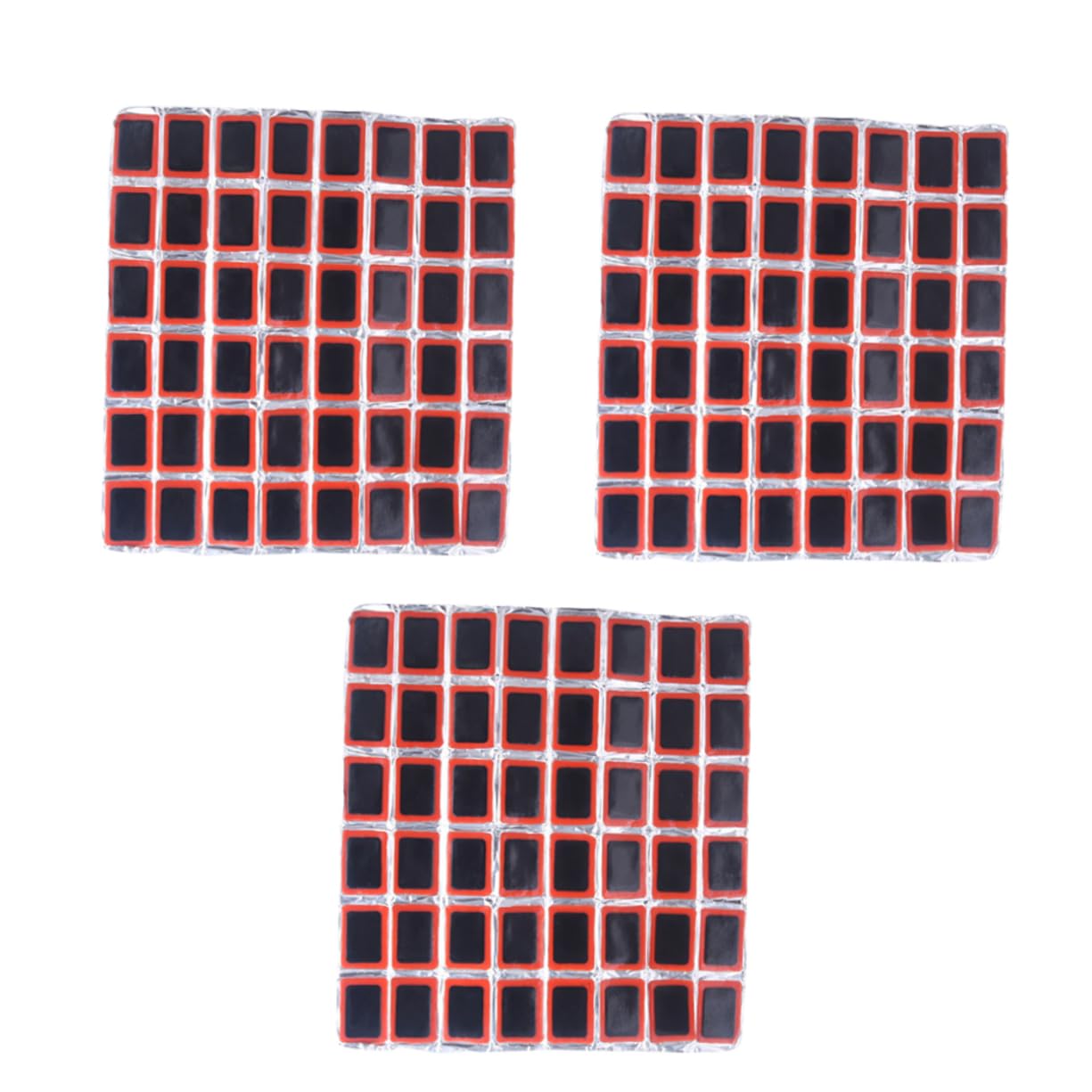 VINTORKY 3Sheets Patch Repair Kit for Bike Rubber Puncture Patches Inner Tube Fix Lightweight Emergency Accessory for Home and Store Use