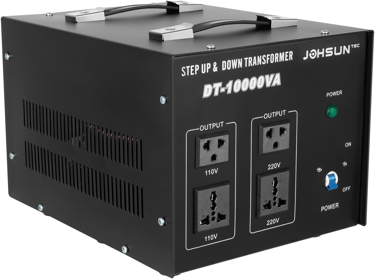 Futchoy ST-10000 Heavy Duty Voltage Transformer Voltage Converter 110V to 220V Step Up/Down Transformer Voltage Converter