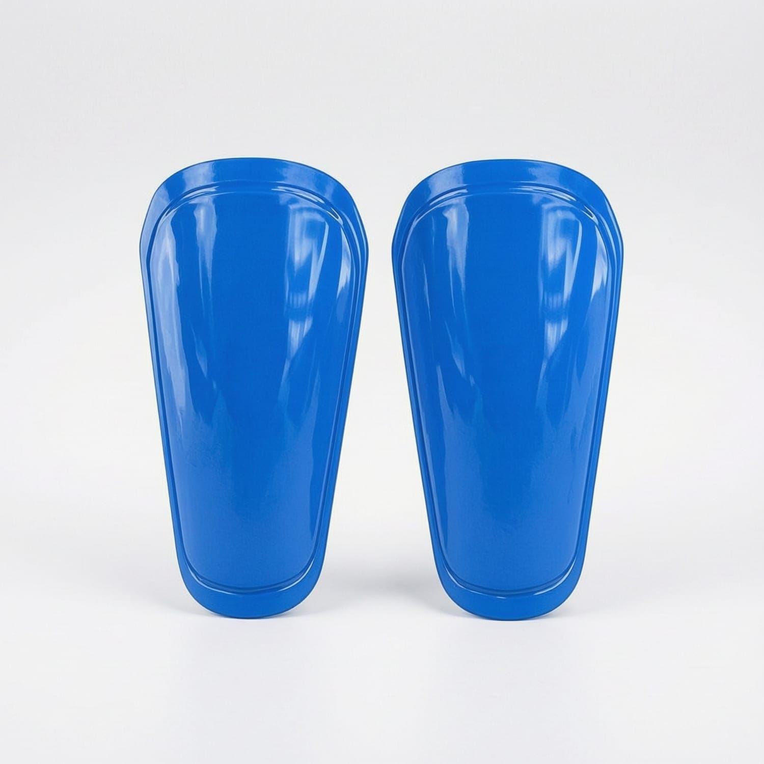 Slim-Fit Soccer Shin Guards Hard Shell Slip-in Shin Guards Lightweight Leg Protectors Cushioned for Athletes, Sports Practice, Blue, M-picture-29