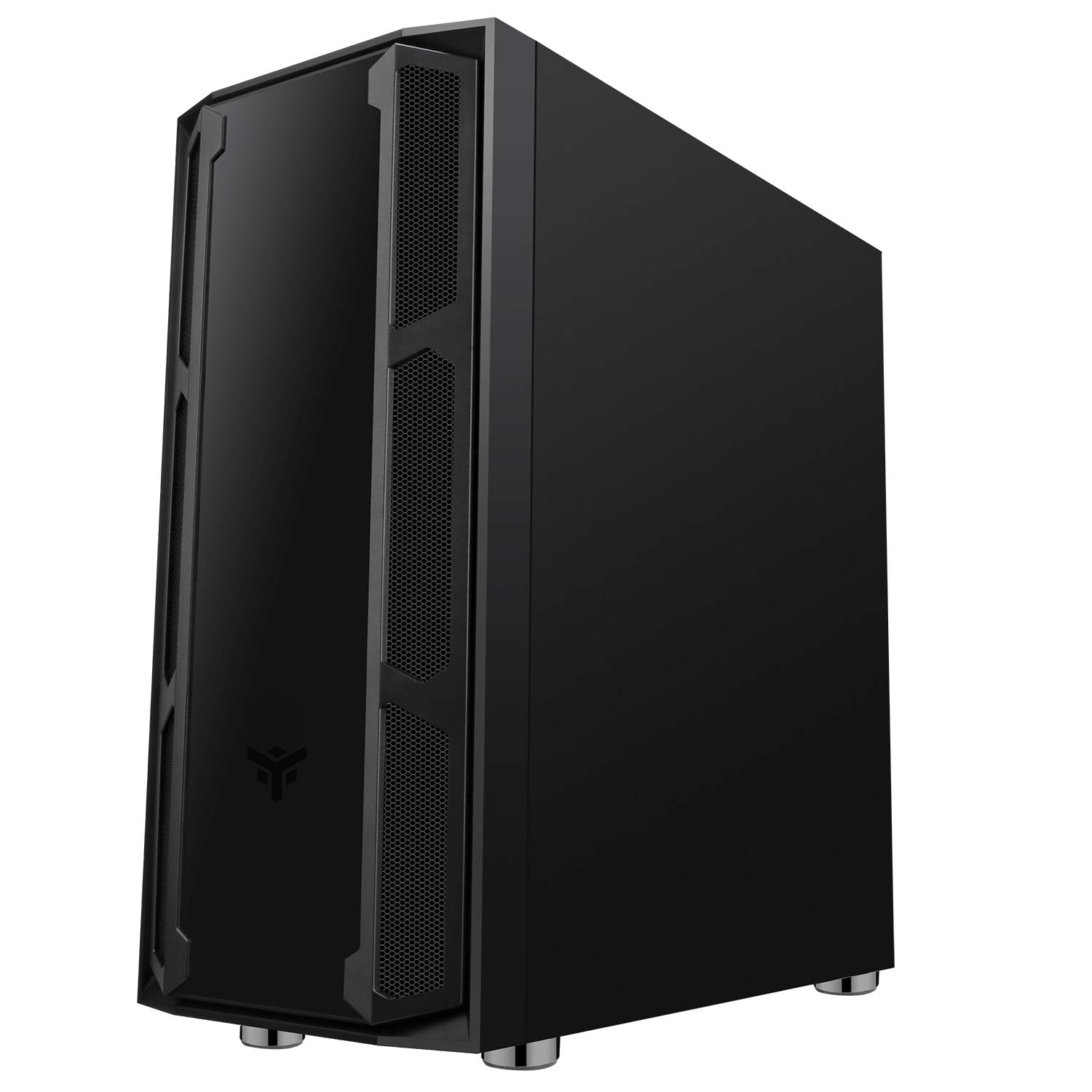 Itek MAJES 20 EVO – Case PC Gaming Full Tower ATX, 2x20cm Ventola, RGB Addressable, USB3, Pannello laterale e frontale in vetro temperato, Nero