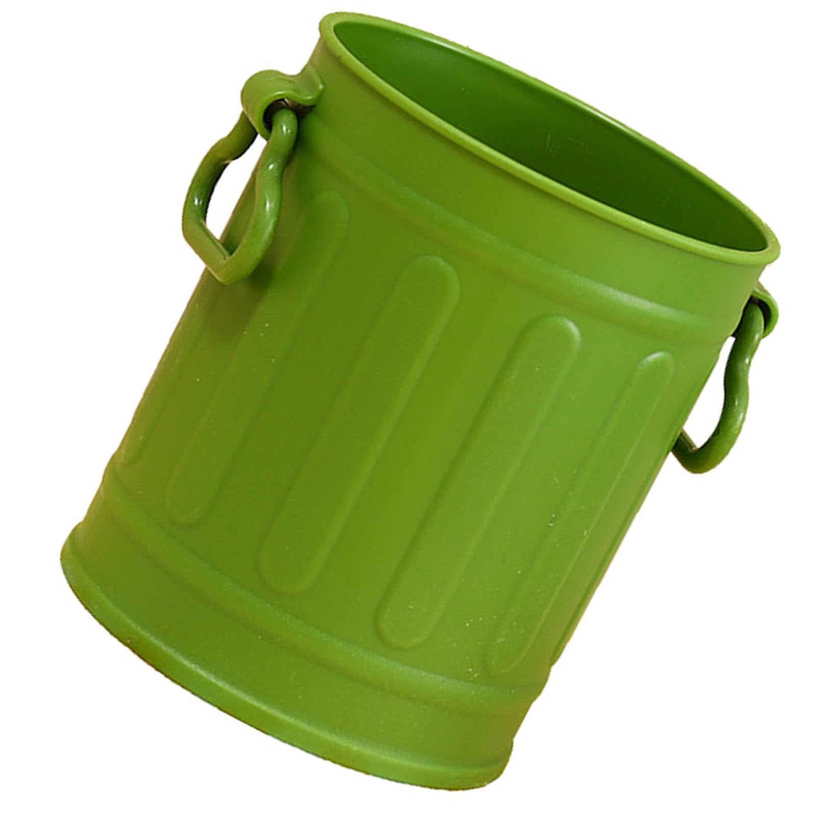 Jelquix Plastic Desktop Stationery Supplies Container, Storage Box Organizer with Handles, Small Pencil Cup for Office School Home Vanity Countertop Pen Holder (Green)