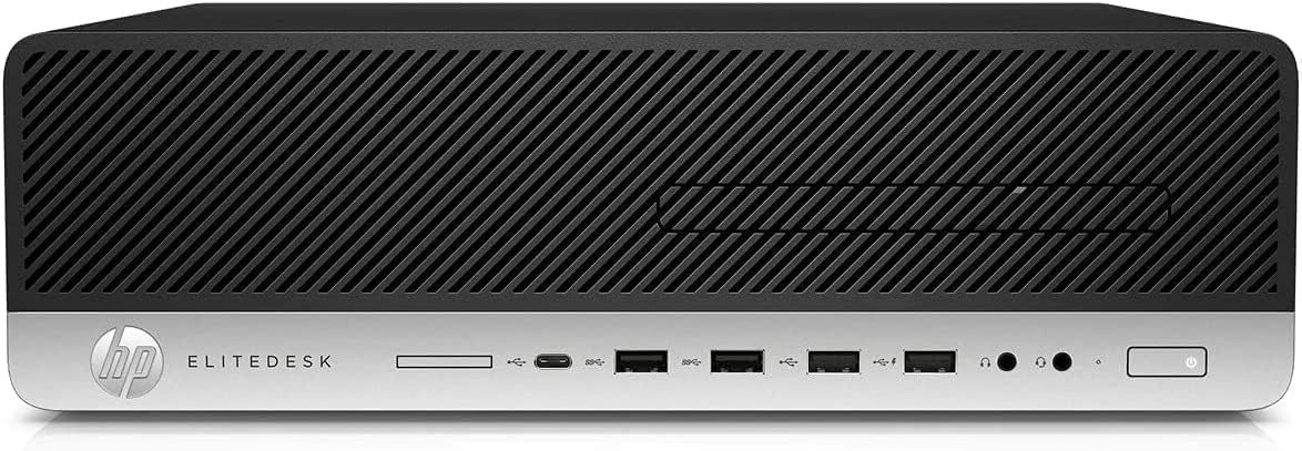 HP EliteDesk 800 G4 SFF Business Desktop PC with New 23.8" FHD Monitor, Intel Core i7-8700, 32GB RAM, 1TB SSD, Mouse & Keyboard, Windows 11 Pro(Renewed)