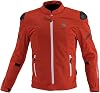 Komine JK-165 07-165 High Protect Full Mesh Jacket for Motorcycles, Mens, Red, L Size