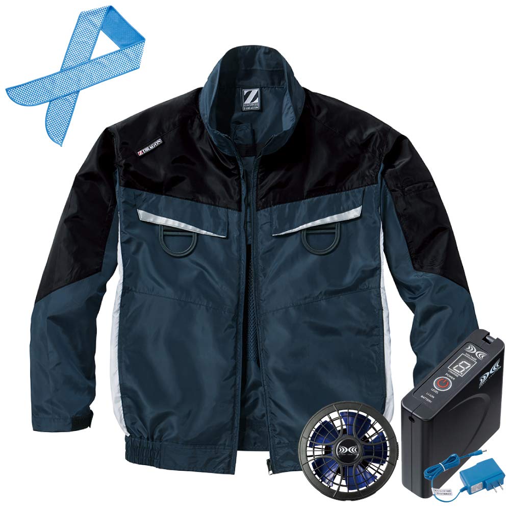 空調服 セット Z-DRAGON ジィードラゴン 長袖 ブルゾン フルハーネス