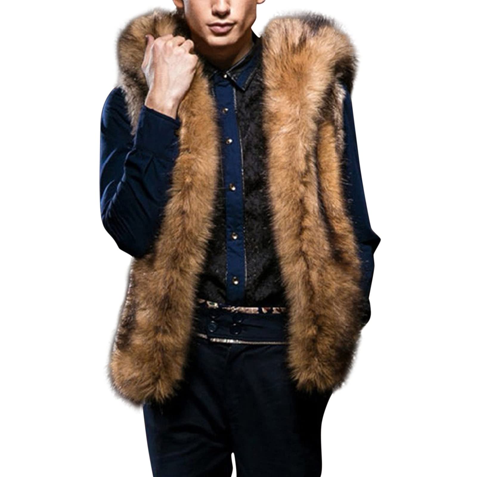 Cappotto lungo soffice da uomo caldo montagna leggero sottile soffice giacca sherpa sfocata addensare morbida giacca di peluche capispalla invernale calda peluche soffice giacca capispalla