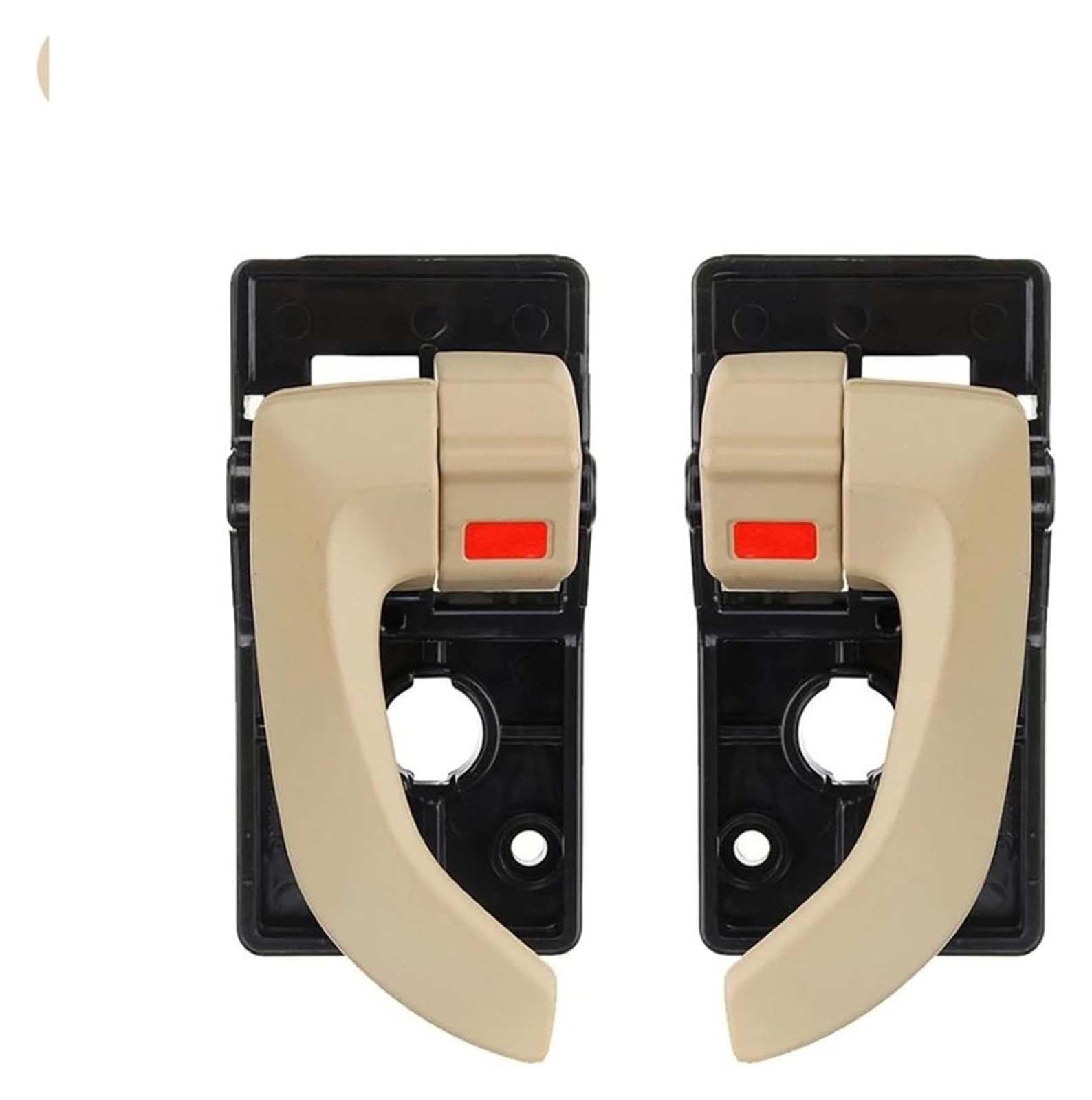 TYTYASS Inner Door Handle for Hyundai for Tucson 2005 2006 2007 2008 2009 Car Interior Inside Door Handle Left Right Set(Beige x2)