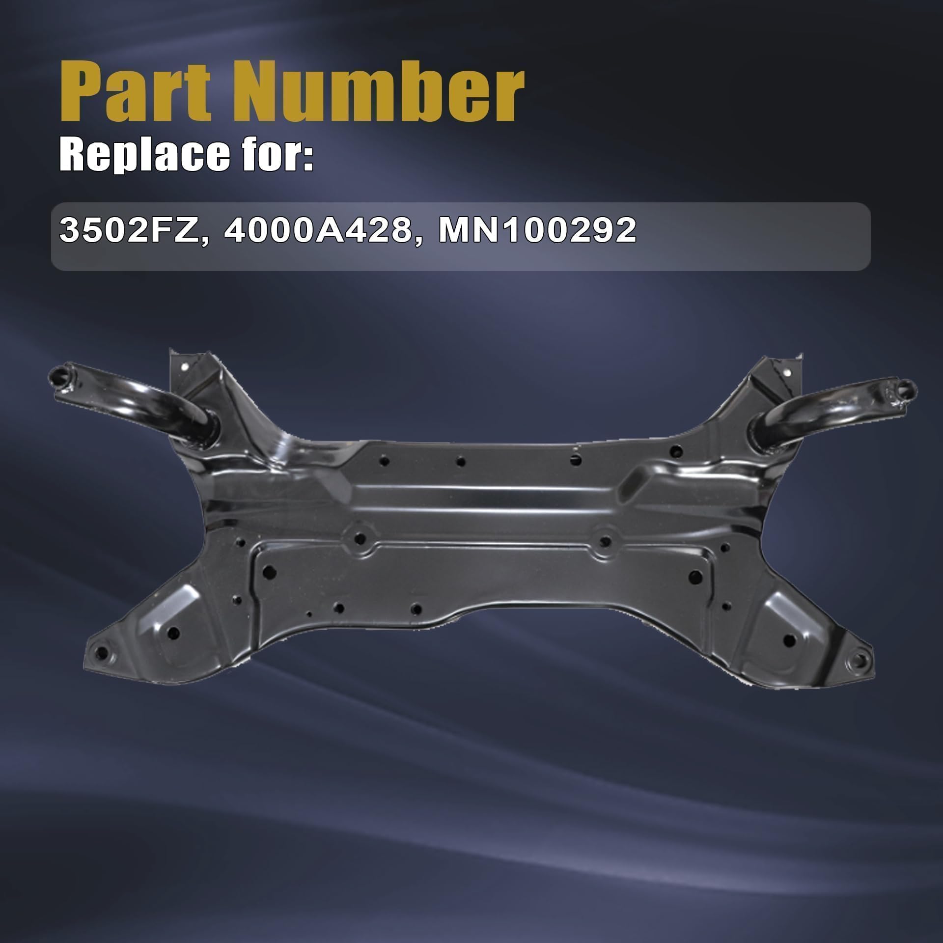 Amazon.com: GXARTS Front Black Subframe Crossmember 4000A428