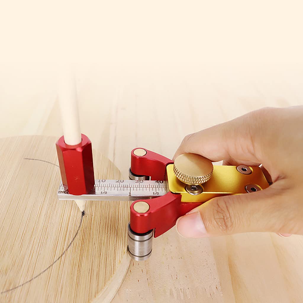 3-in-1-Anreißnadel aus Aluminiumlegierung, Anreißwerkzeug, Linien/Bögen, Höhenzeichnung, metrisch, Zoll-Anreißer, kompatibel mit W/Woodworkig 0-20 Anreißstift-Set, Anreißwerkzeug,
