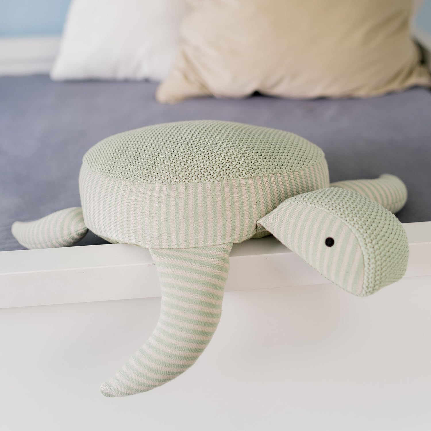 Kindsgut Peluche Tortue au Crochet 100% Coton, Grande