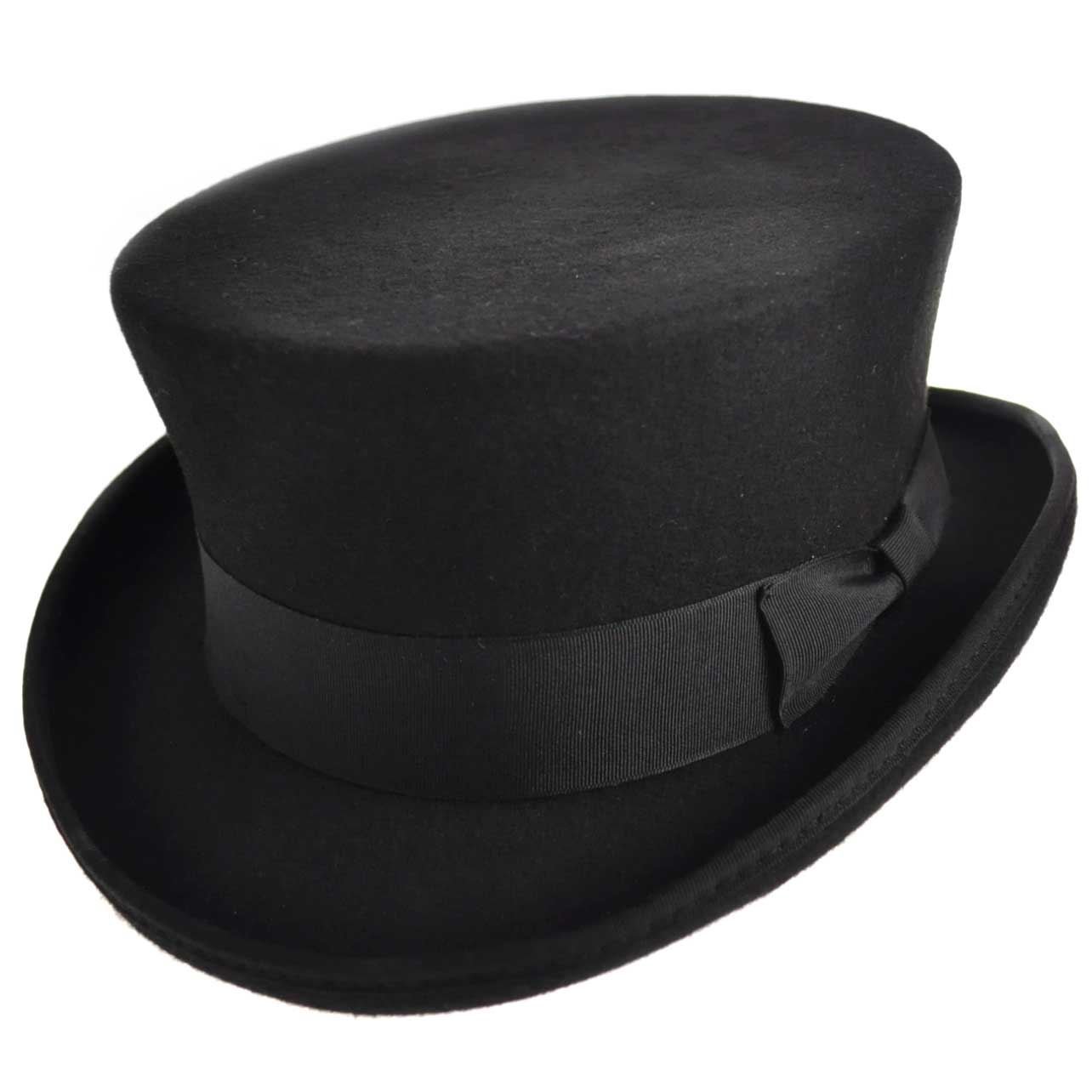 Junior Top Hat Premium Quality Wool Felt Wedding, Ascot, Horse Racing Hat