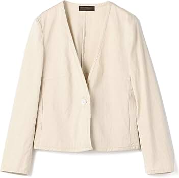 新品 トゥモローランド コレクション ハイパワーストレッチ ノーカラージャケット Amazon.co.jp: [トゥモローランド コレクション] ハイパワー