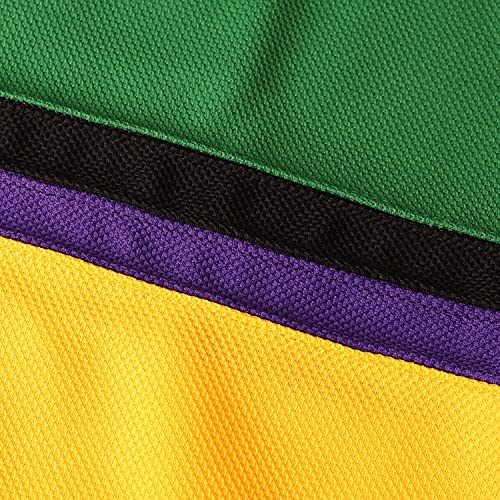 Men Mighty Ducks 33 Greg Goldberg 96 Charlie Conway 99 Adam Banks Stitched Ice Hockey Jerseys (99 Green, Large) #TOP5