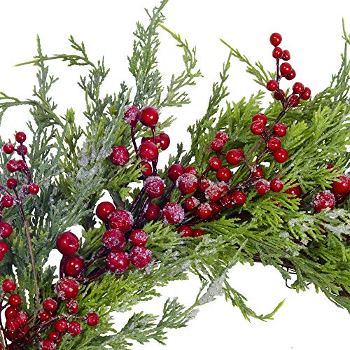 Real Touch™ Iced Berries and Pine Artificial Christmas Wreath - 24