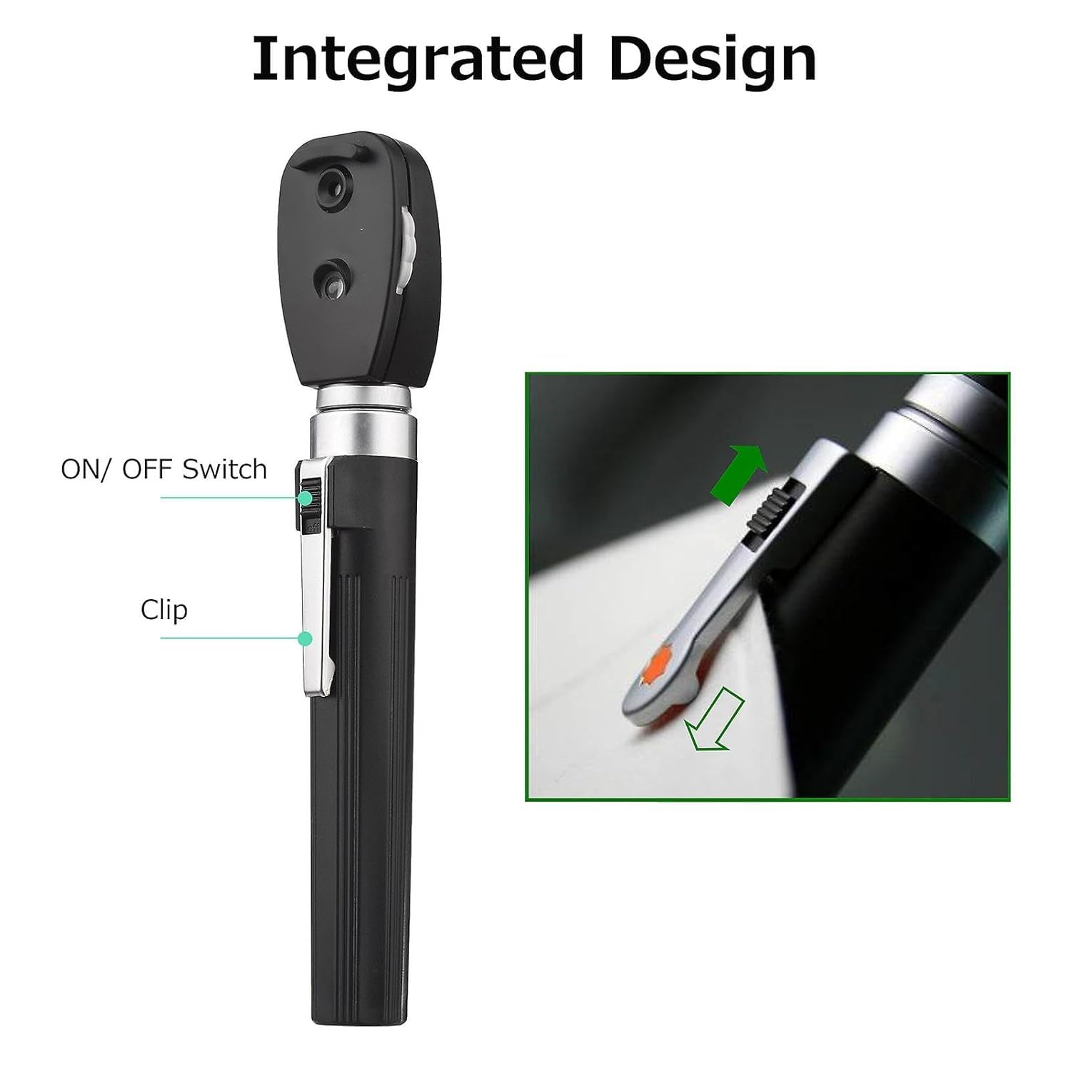Kashsurg Portable Handheld Ophthalmoscope for Eye Examination with 5 Apertures and Storage Case With two Battery - Image 6 thumbnail