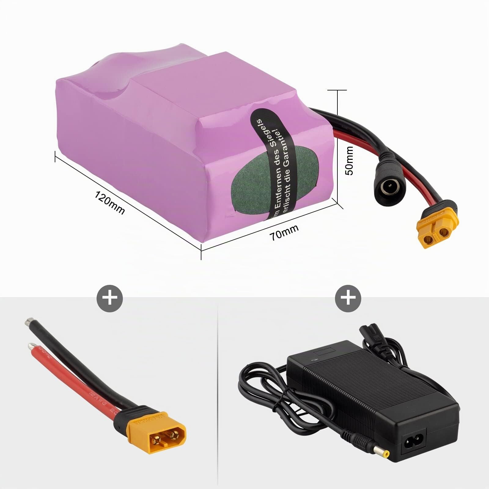 Batterie de vélo électrique 24V 7Ah Batterie Lithium-ION 10Ah 12Ah 14Ah 20Ah avec Chargeur 200W-450W 250W 300W 350W Disponible pour Scooter, Jouet, etc.