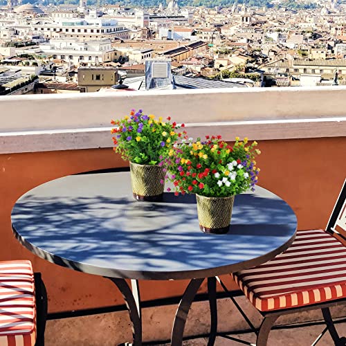 12 Bundle Artificial Flowers For Outdoor Uv Resistant Plants, Fall Faux Flowers Bulk Fake Flowers For Indoor Porch Vase Pots Greener Shrubs Hanging Planters Window Box Decorations #TOP2