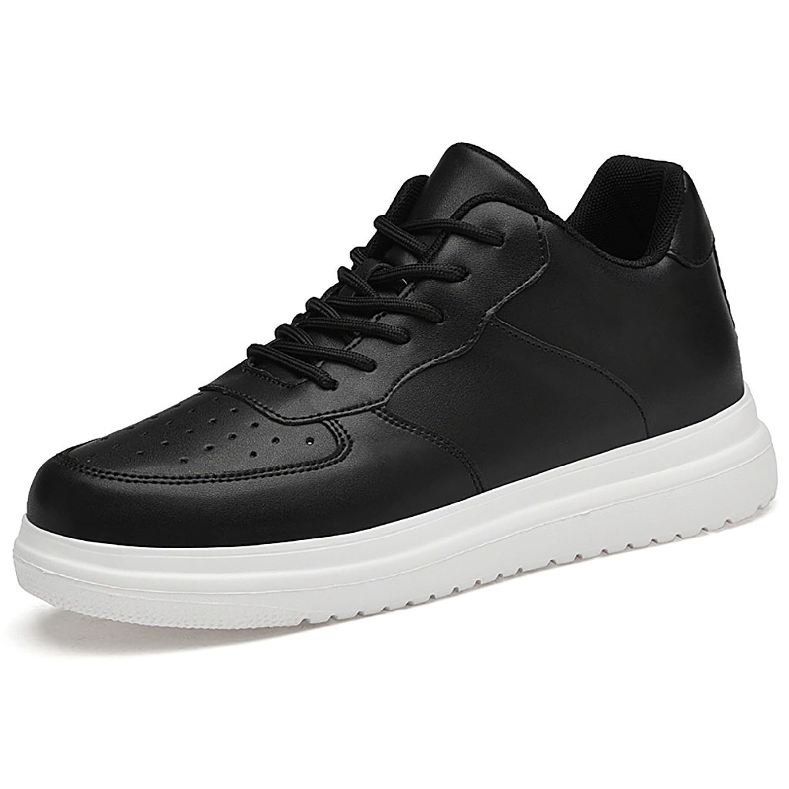 Scarpe da uomo casual per chic sneakers con tacco invisibile 4/6/8/10cm Taller traspiranti Scarpe da passeggio leggere per la palestra la corsa i viaggi e il lavoro all'aperto casual