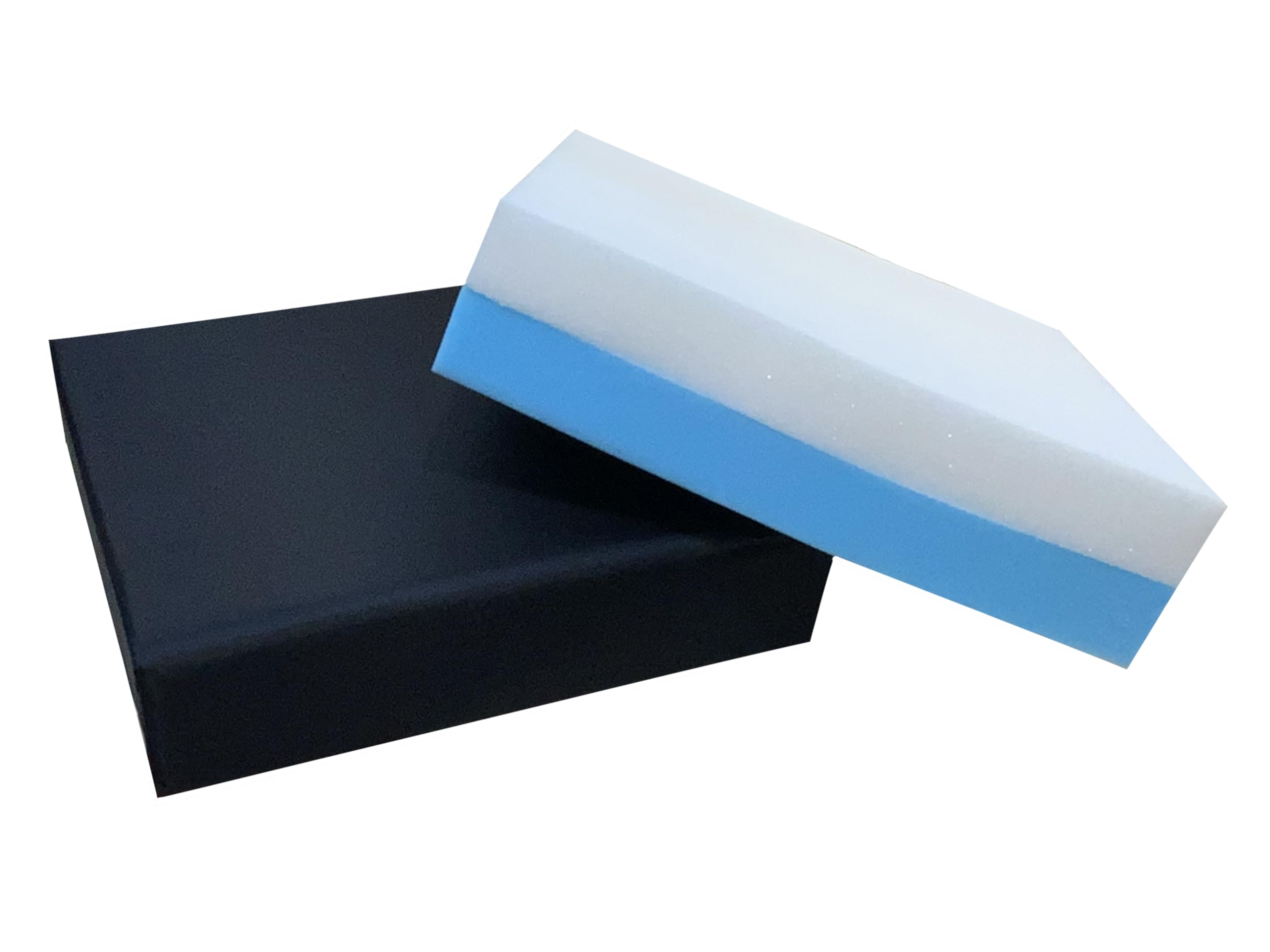 Cuscino antidecubito misto per sedia a rotelle - Ortopedico per coccige e zona lombare con rivestimento impermeabile e traspirante, imbottito con schiuma viscoelastica e HR Comfort.