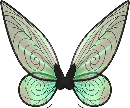 Alas grandes de hada de mariposa negra, alas de hada, alas de mariposa, disfraz de alas de mariposa para Halloween, cosplay, para fiestas de
