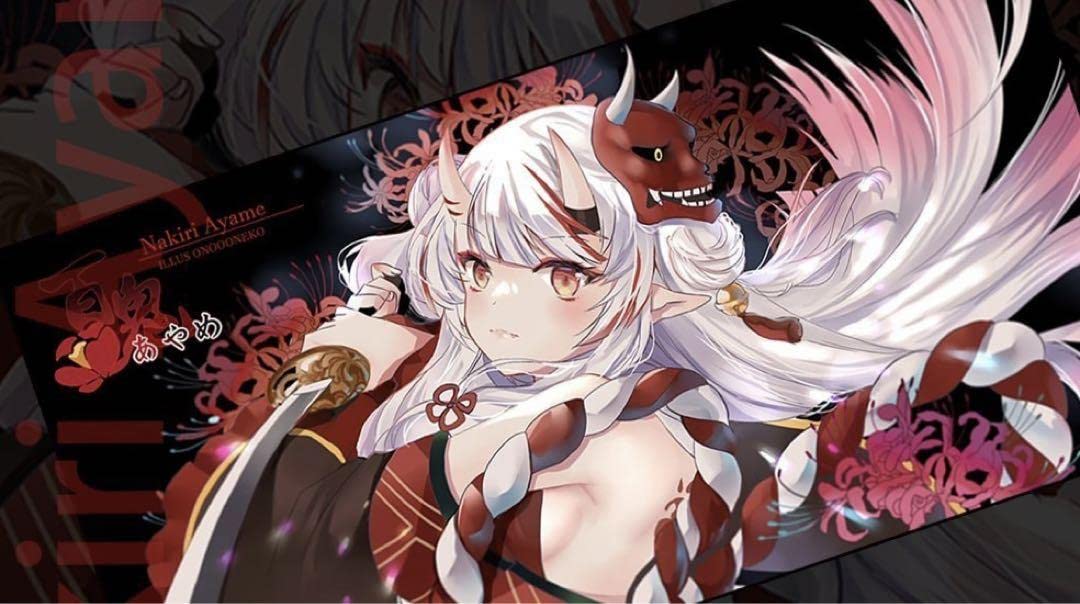 Amazon.co.jp: ホロライブ プレイマット 百鬼あやめ : おもちゃ
