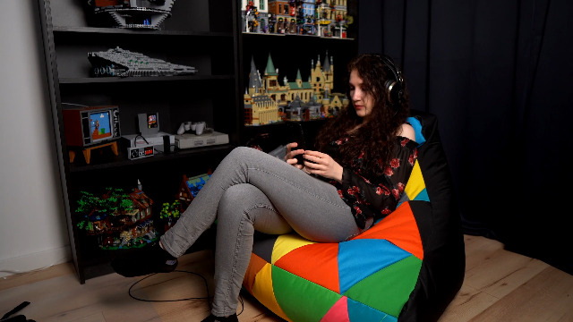 Ecopuf Fuzzy - Pouf Fauteuil En Microfibre - Pouf Poire Adulte - Fauteuil Relax Salon - Pouf Salon Avec Rembourrage En Billes De Polystyrène - Meubles De Salon - 80x110 Cm