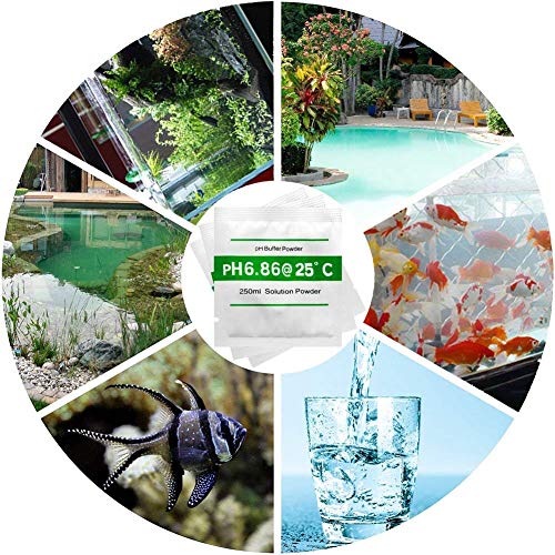 Image of pH Meter Buffer Solution Powder for Precise and Easy for Precise pH Calibration Powder Solution, 4.01pH,6.86pH and 9.18pH (Pack of 15)