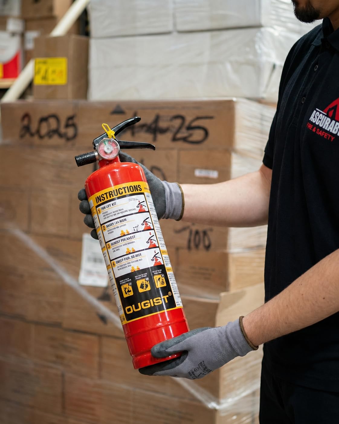 Ougist Home Fire Extinguisher - ABC Dry Chemical -10