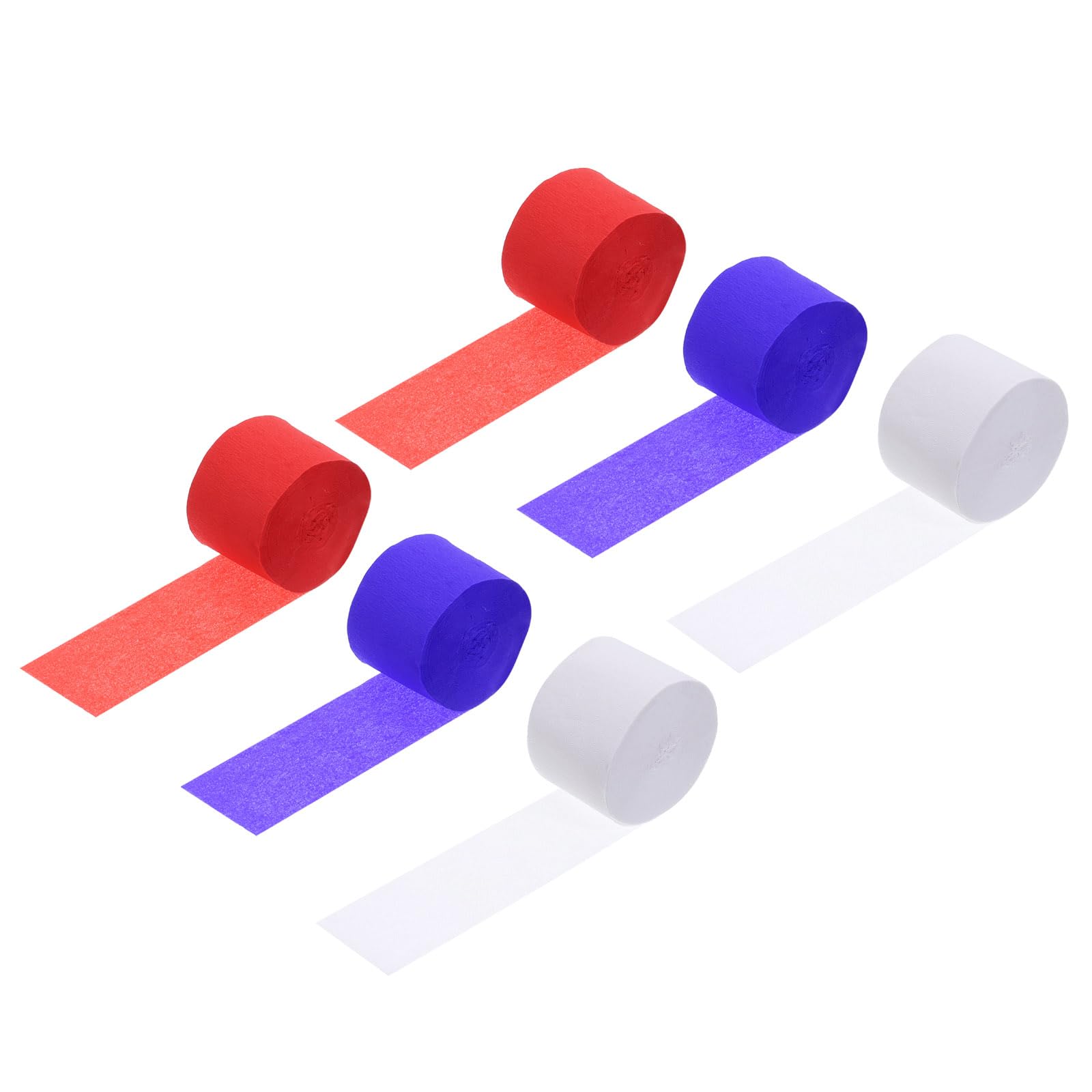 QUARKZMAN Krepppapier Girlanden - 6 Rollen Partydekoration Hochzeit Valentinstag