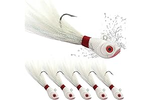 Bucktail Jigs Saltwater Fishing Lures Assorted Kit